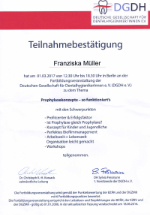 Franziska Mueller - Prophylaxekonzepte
