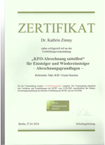 Dr Kathrin Zimny KFO-Abrechnung