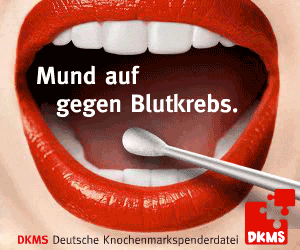 Dr. Zimny Zahnarzt Berlin macht mit bei der DKMS Aktion: Mund auf gegen Blutkrebs