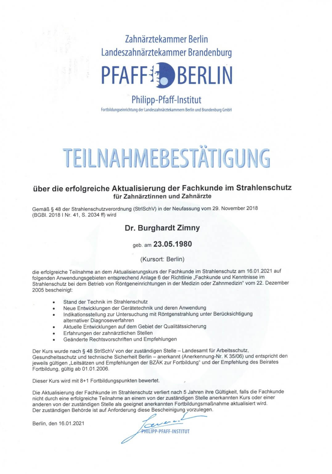 2021 Strahlenschutz