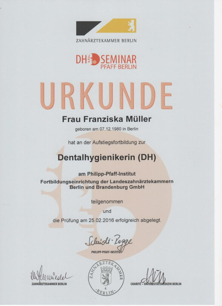 2016 Dentalhygienikerin