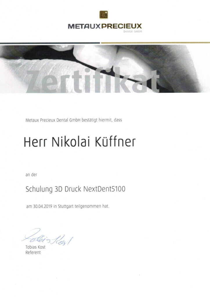 Nikolai_Kueffner_3D-Druck_nextdent5100_2019